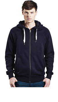 Lovely organic cotton zip up hoodies with a 90% lower carbon footprint
